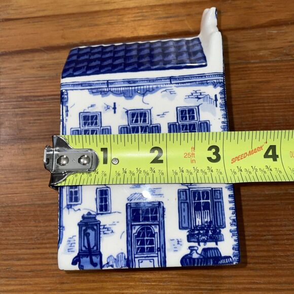 Delft Blue Hand-painted Miniature Tuit Gevel 1630 #5 Canal House Ceramic Holland - Picture 7 of 12